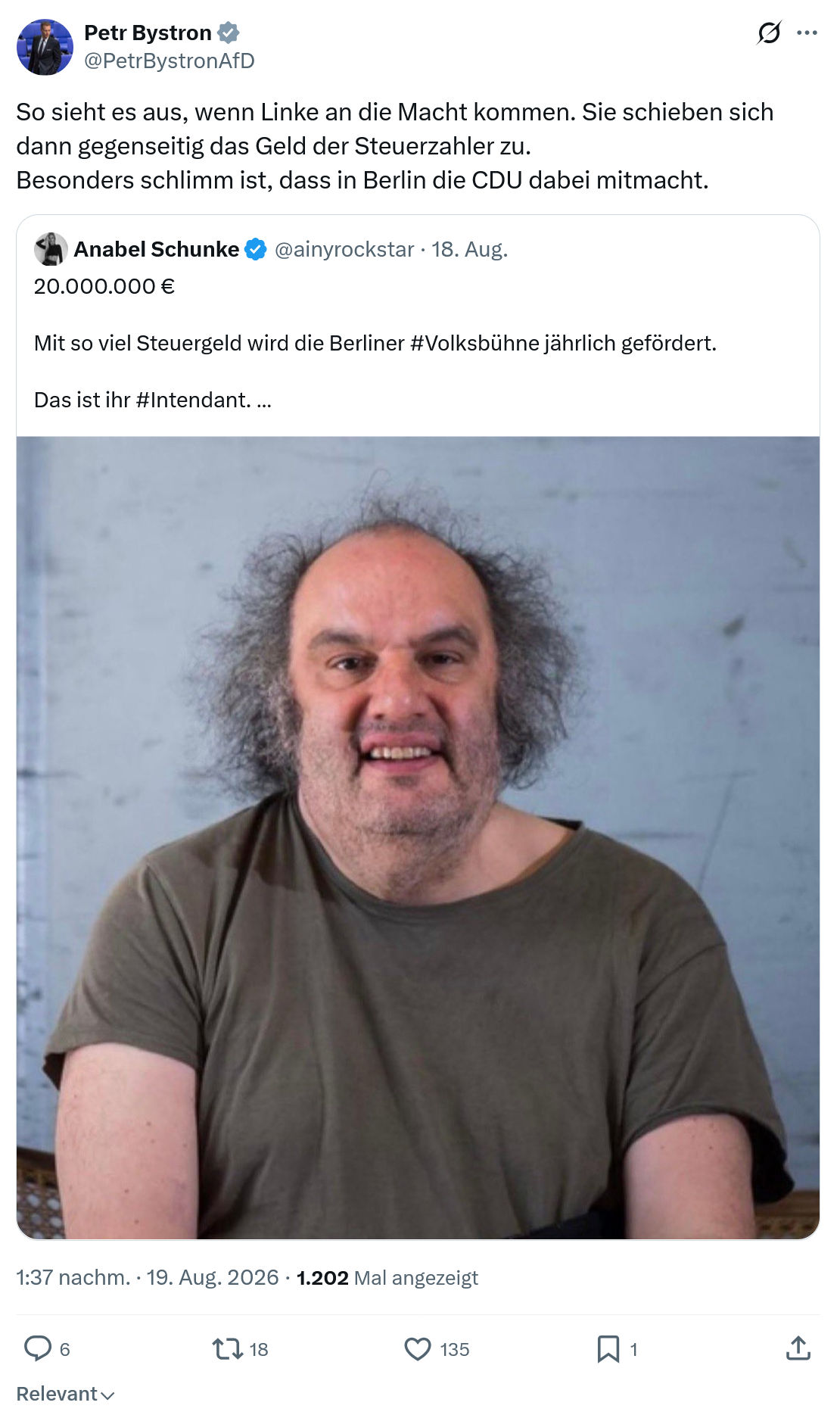 Petr Bystron: So sieht es aus...