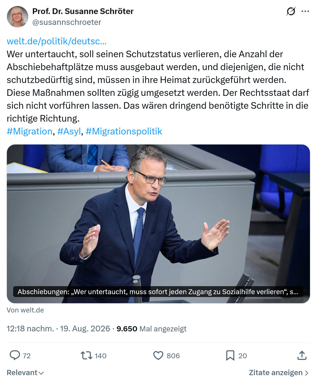 Susanne Schröter: Wer untertaucht...