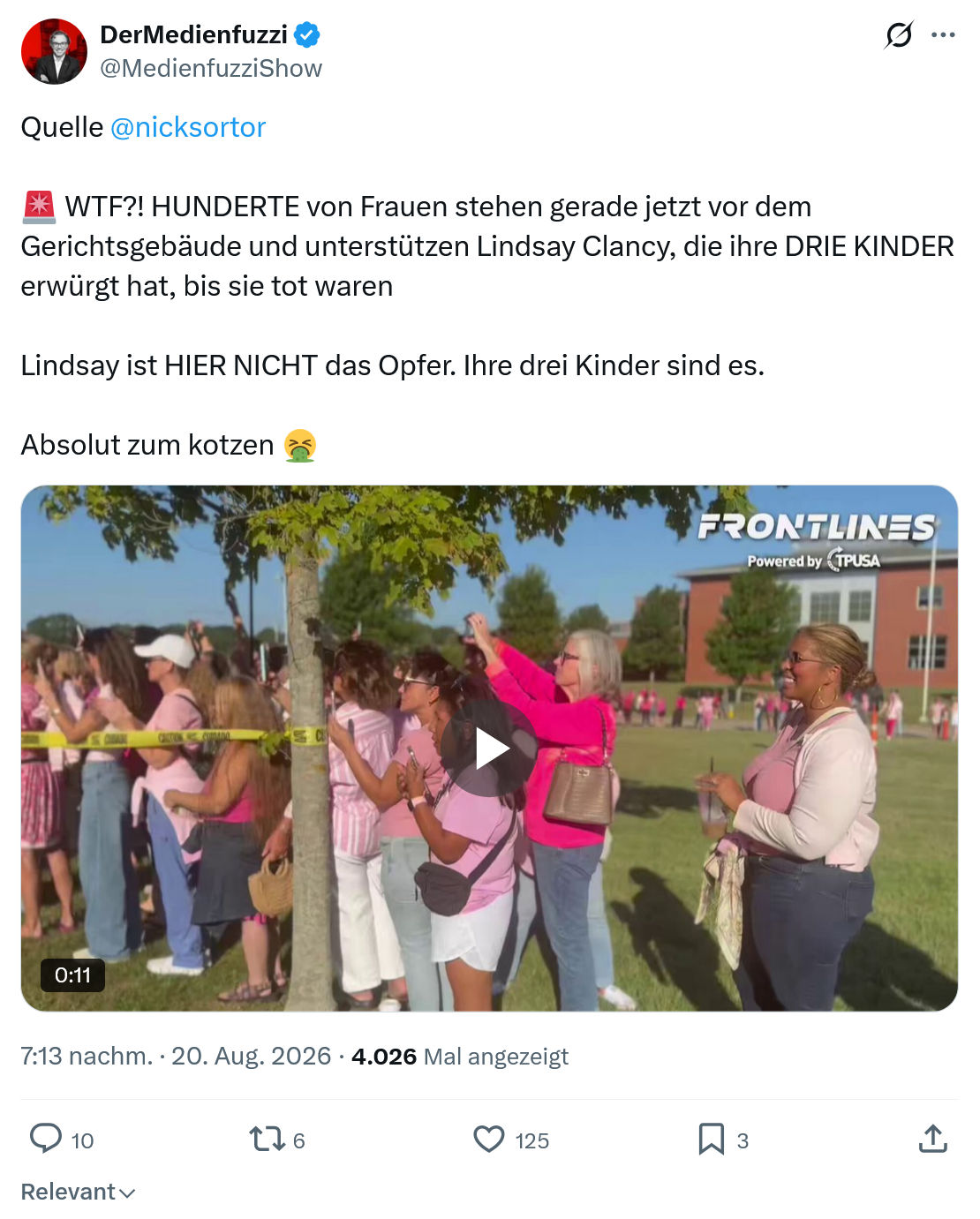 Oliver Brendel: WTF?! HUNDERTE von Frauen stehen gerade...
