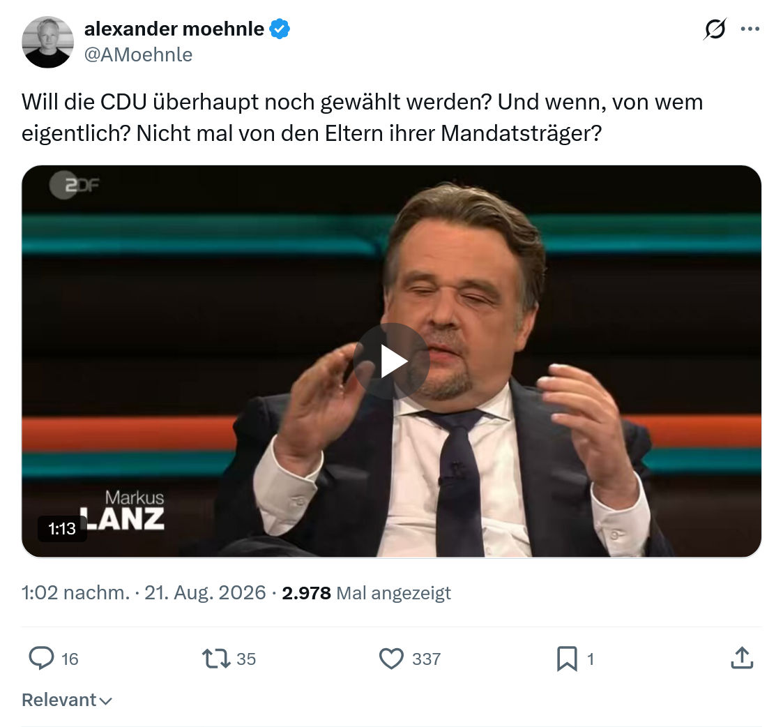 Alexander Moehnle: Will die CDU überhaupt...