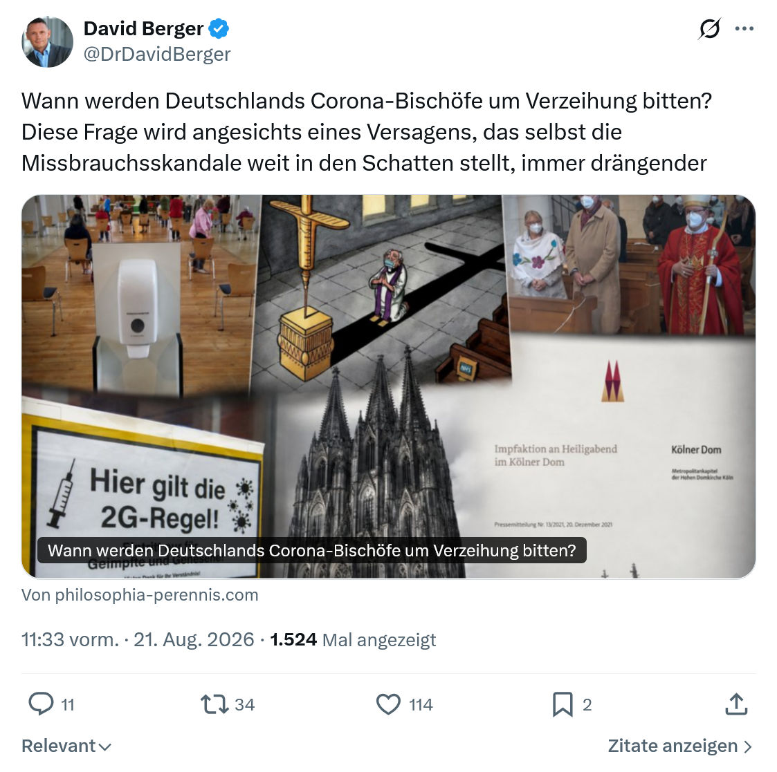 David Berger: Wann werden Deutschlands...