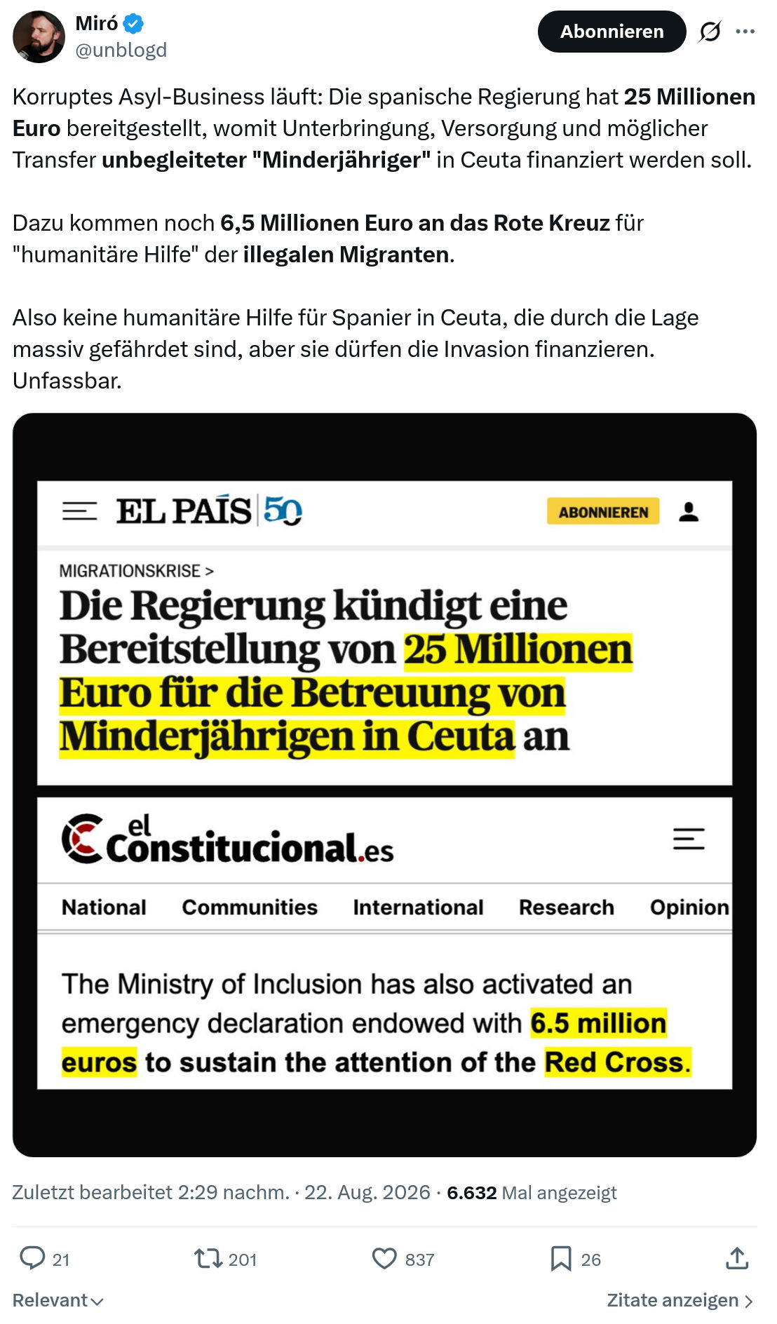 Miro Wolsfeld: Korruptes Asyl-Business läuft...