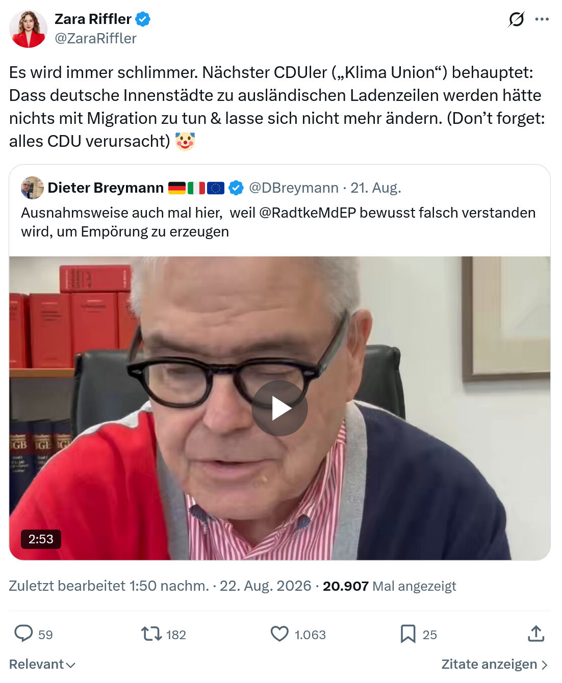 Zara Riffler: Es wird immer schlimmer...