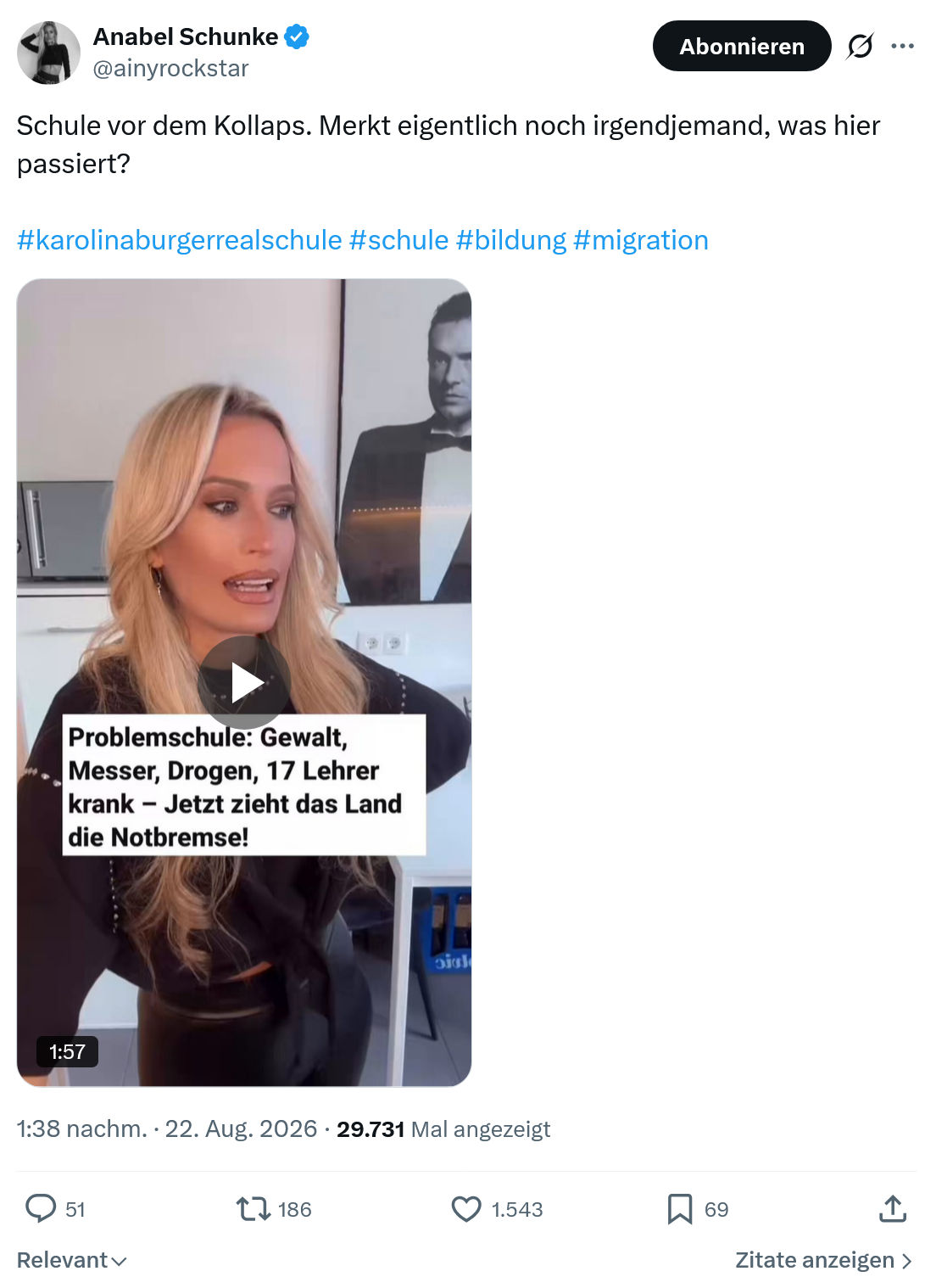 Anabel Schunke: Schule vor dem Kollaps...
