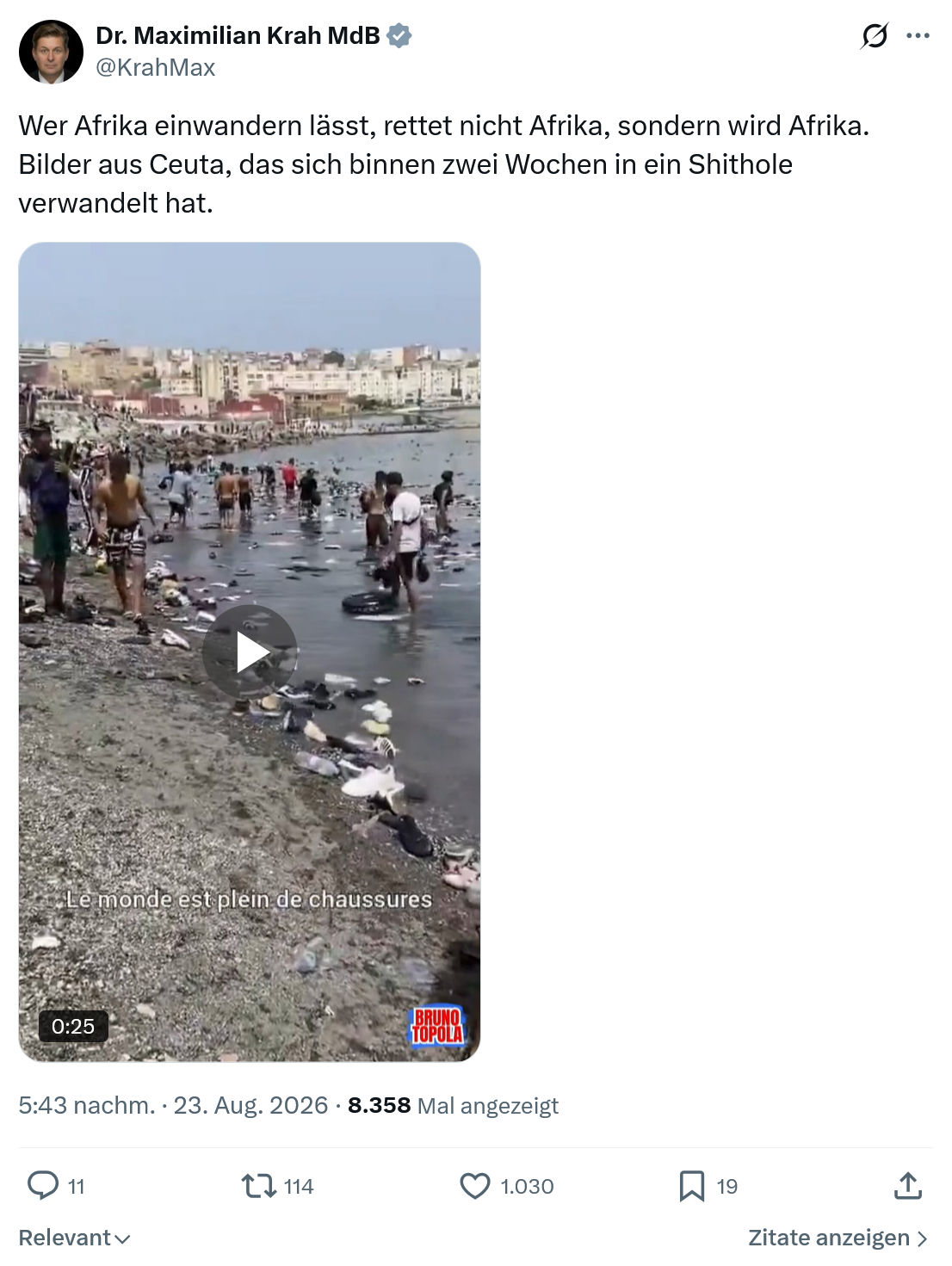 Maximilian Krah: Wer Afrika einwandern lässt...