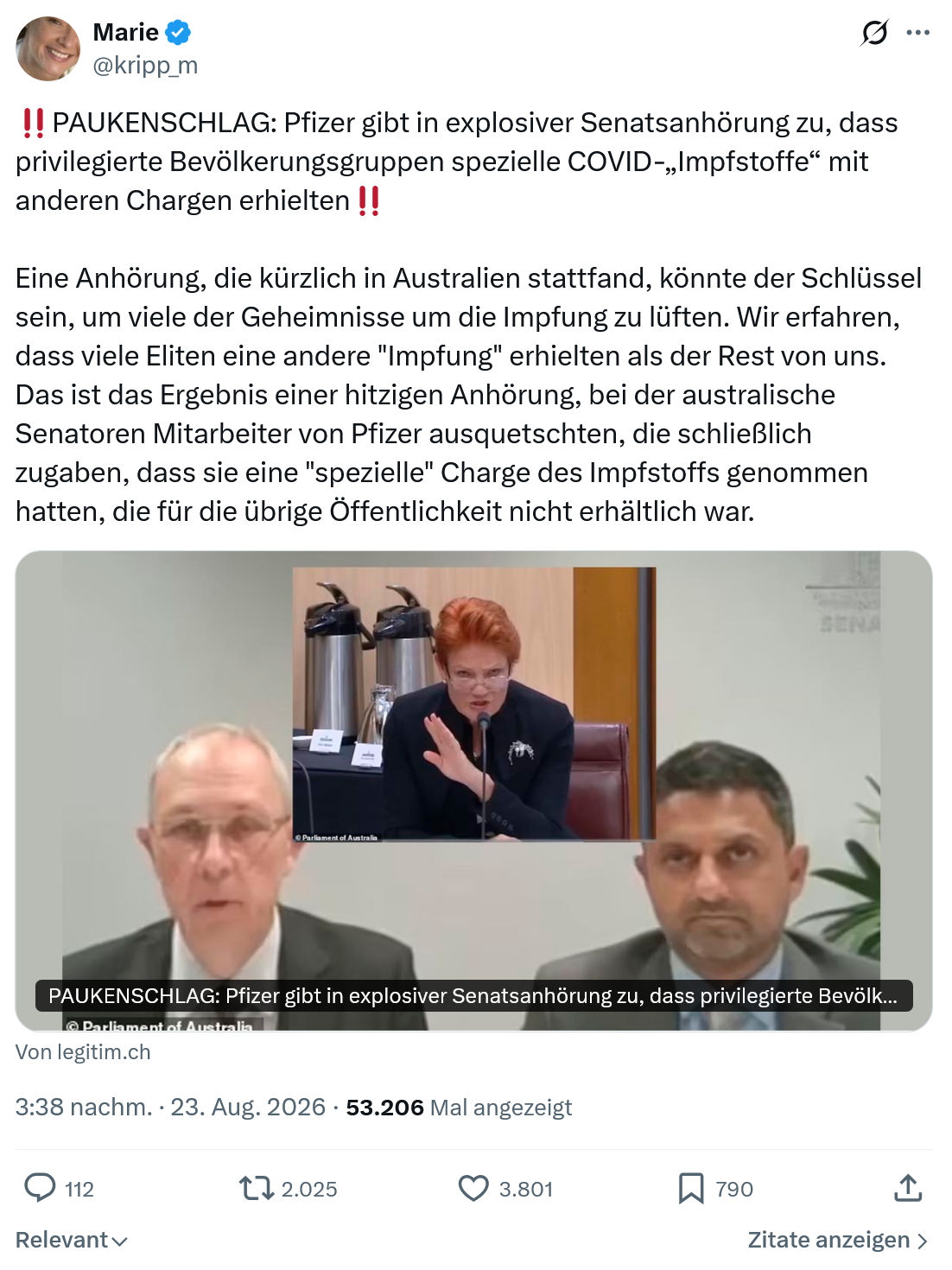 Marie kripp: PAUKENSCHLAG...