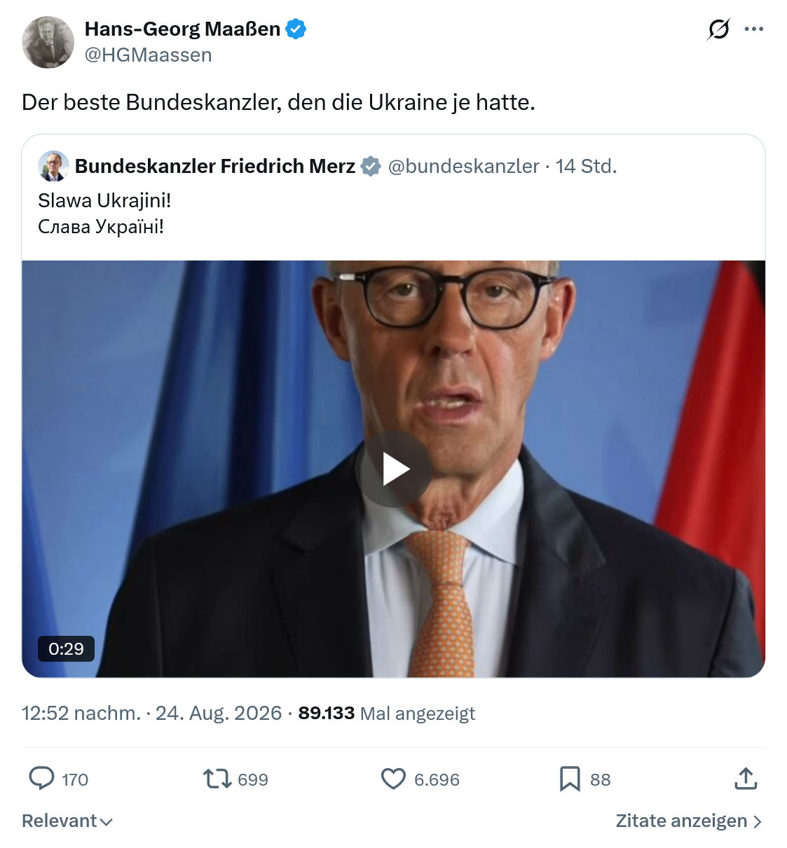 Hans-Georg Maaßen: Der beste Bundeskanzler...