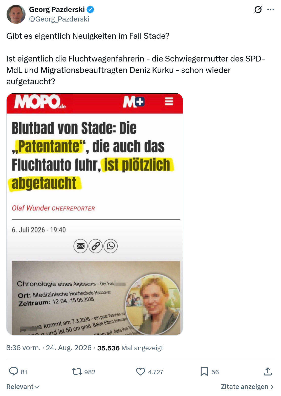 Georg Pazderski: Gibt es eigentlich Neuigkeiten...