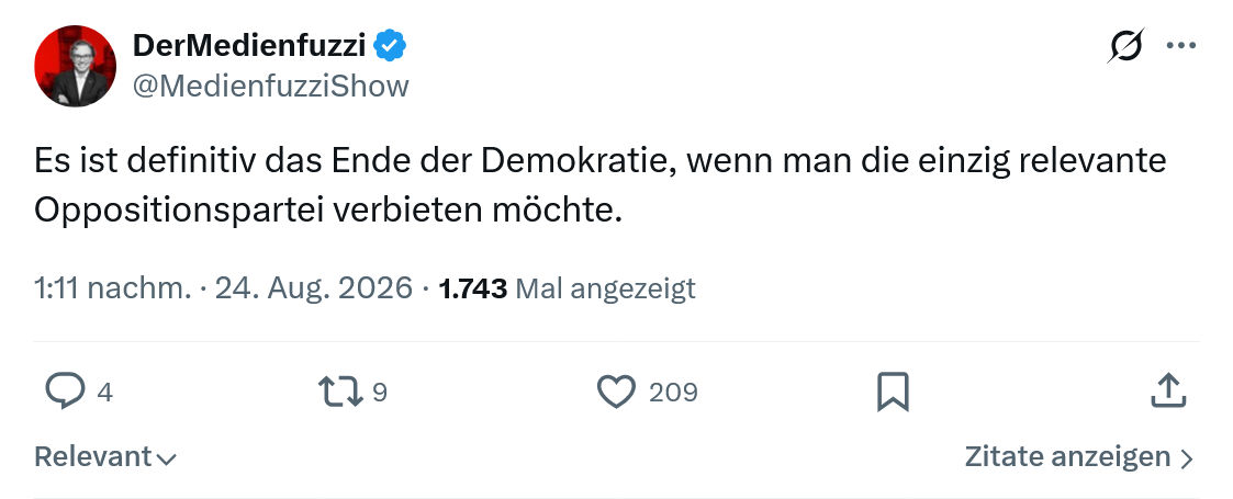 Oliver Brendel: Es ist definitiv das Ende...