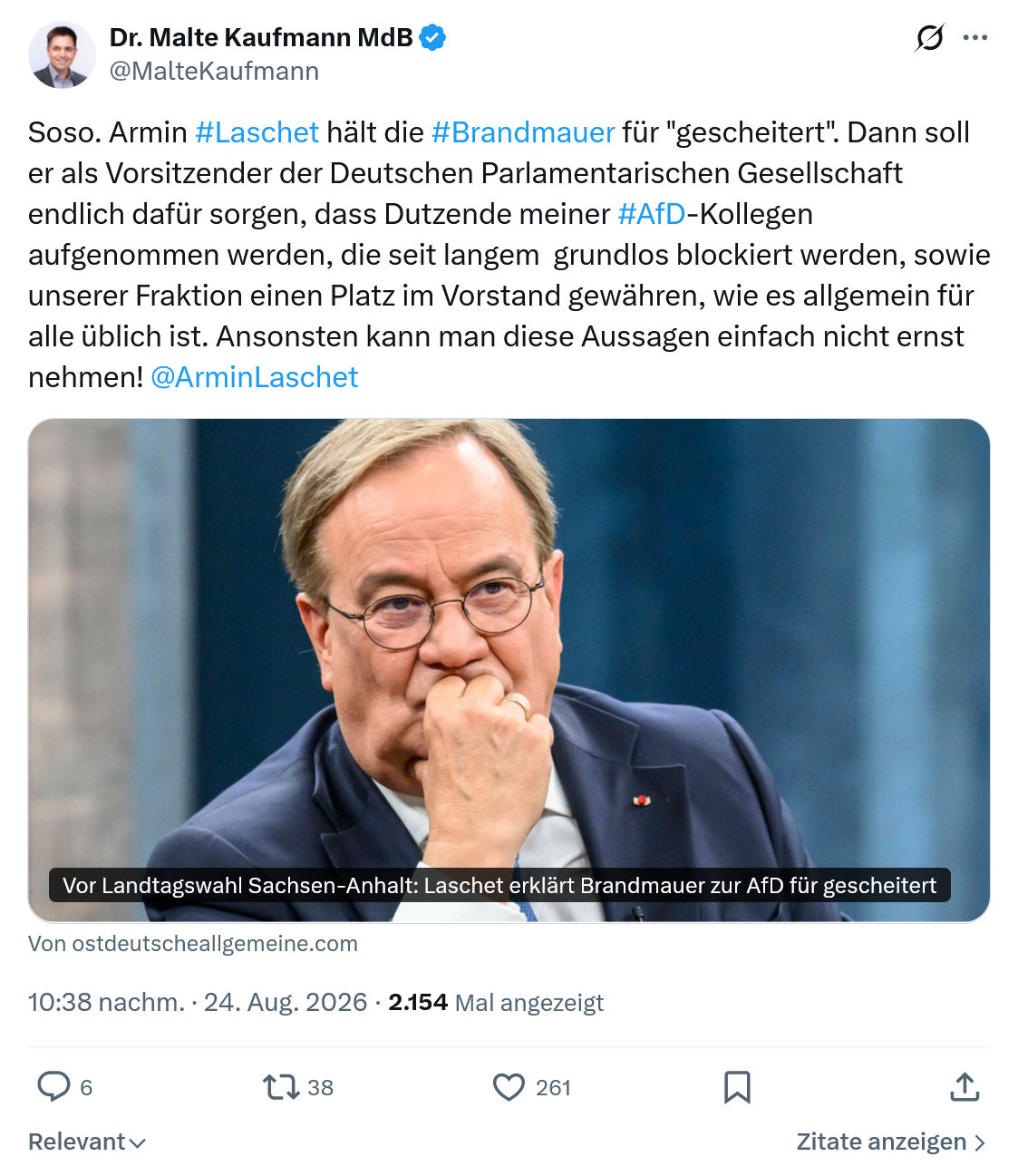 Malte Kaufmann: Soso...