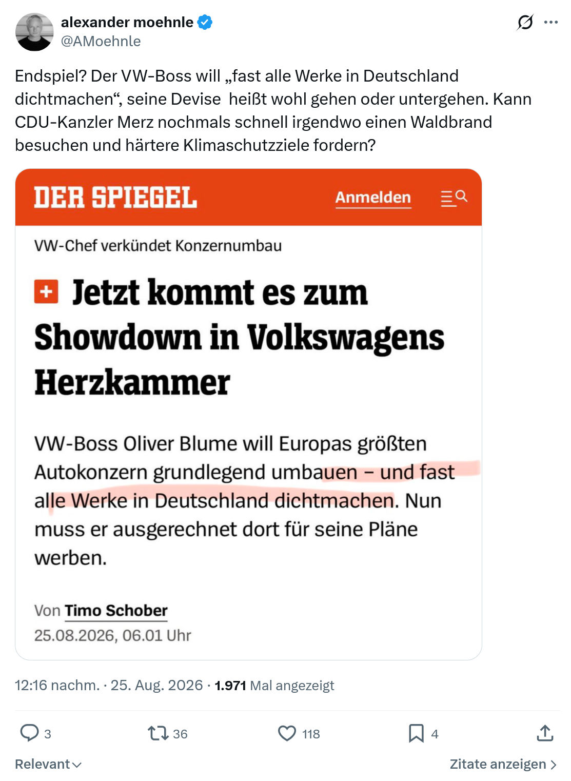 Alexander Moehnle: Endspiel...