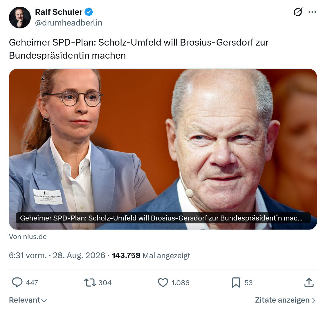 Ralf Schuler: Geheimer SPD-Plan...
