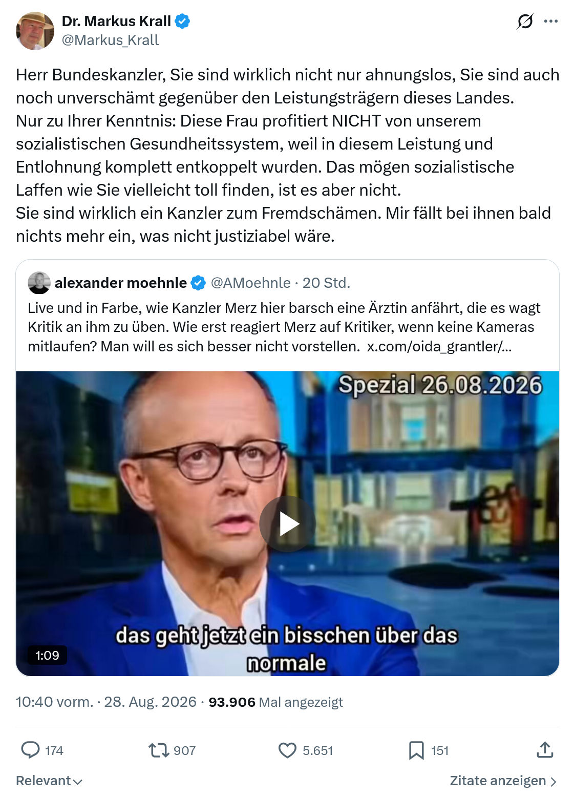 Markus Krall: Herr Bundeskanzler...