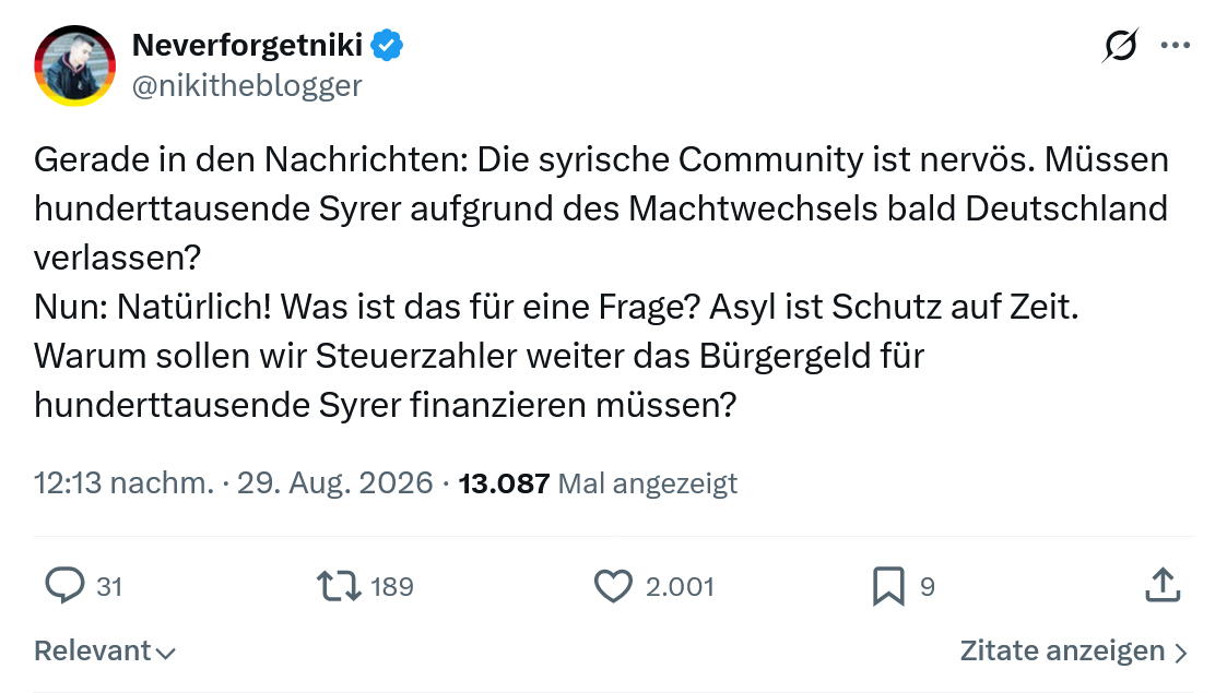 Neverforgetniki: Gerade in den Nachrichten...