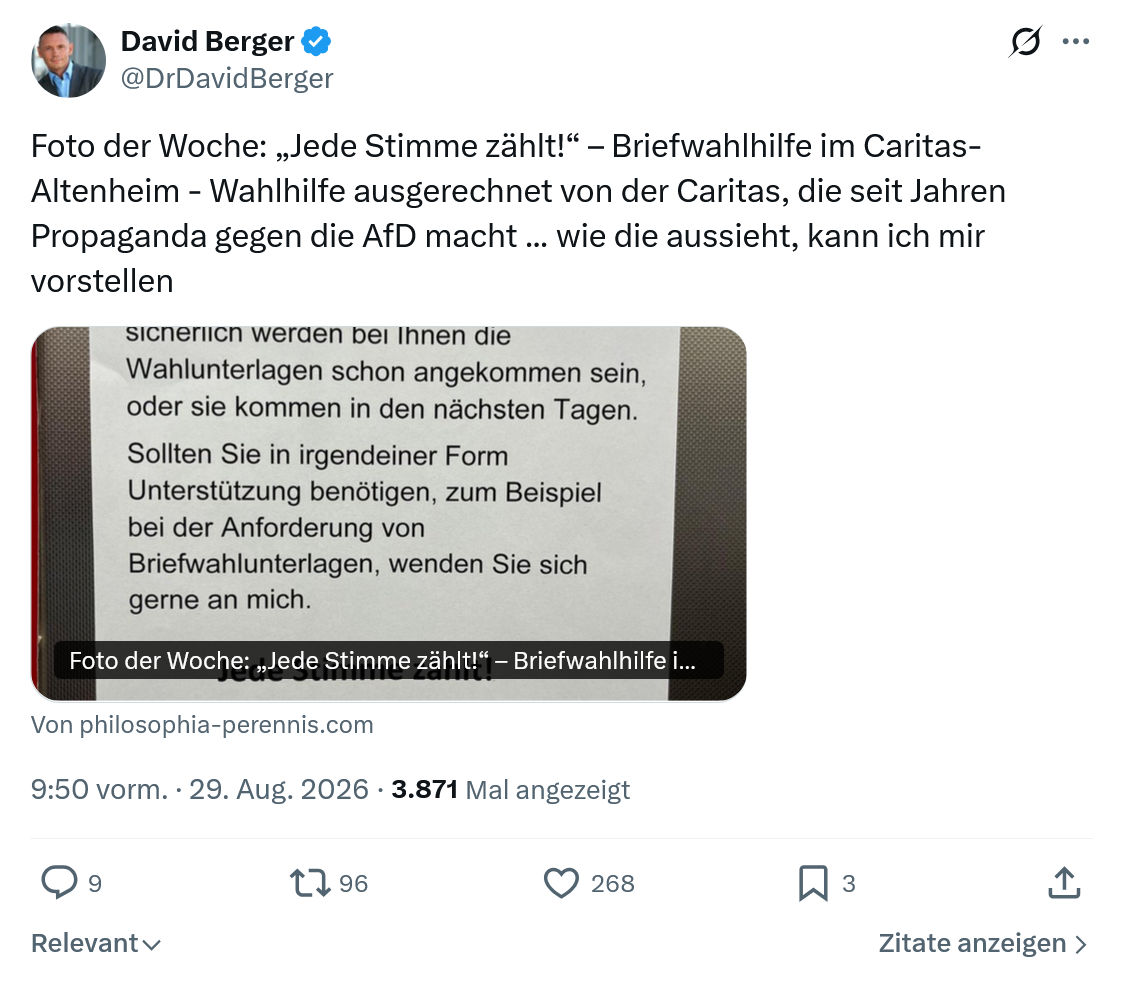 David Berger: Foto der Woche...