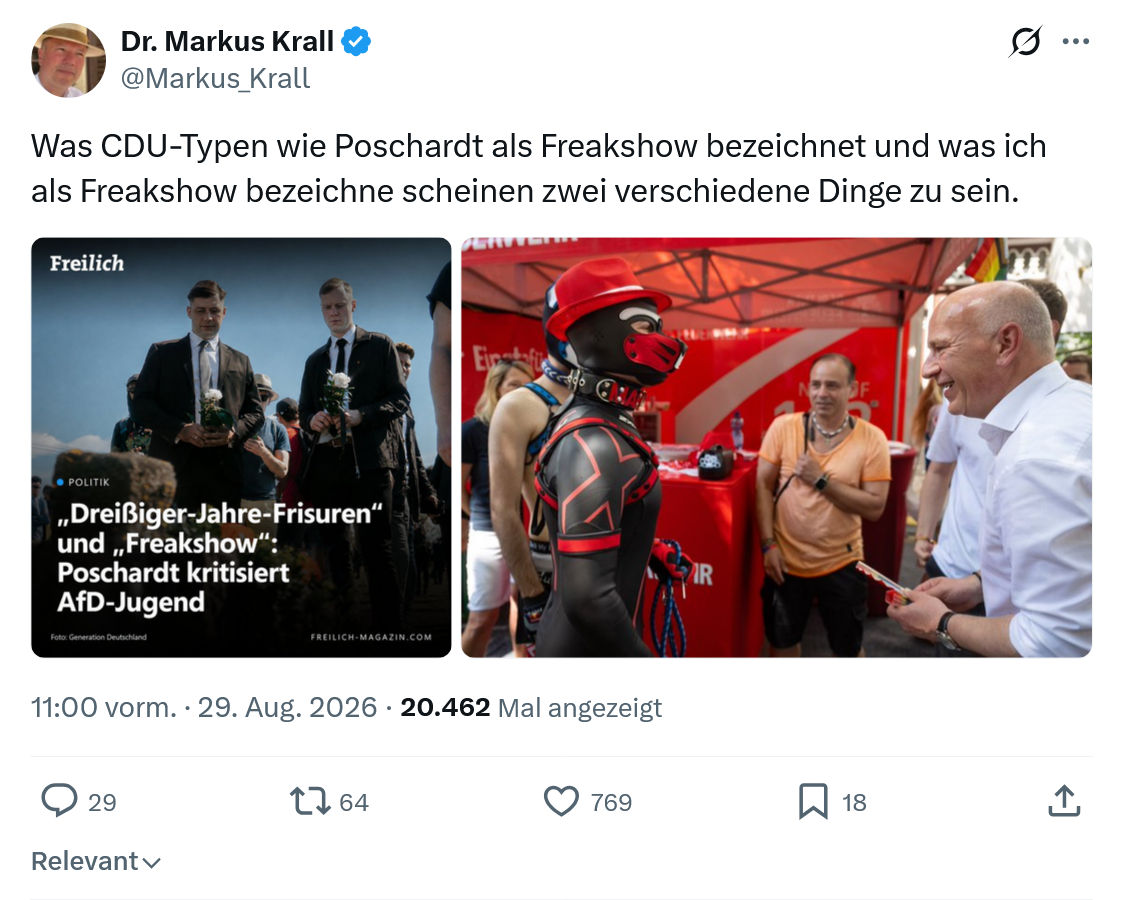 Markus Krall: Was CDU-Typen wie Poschardt...
