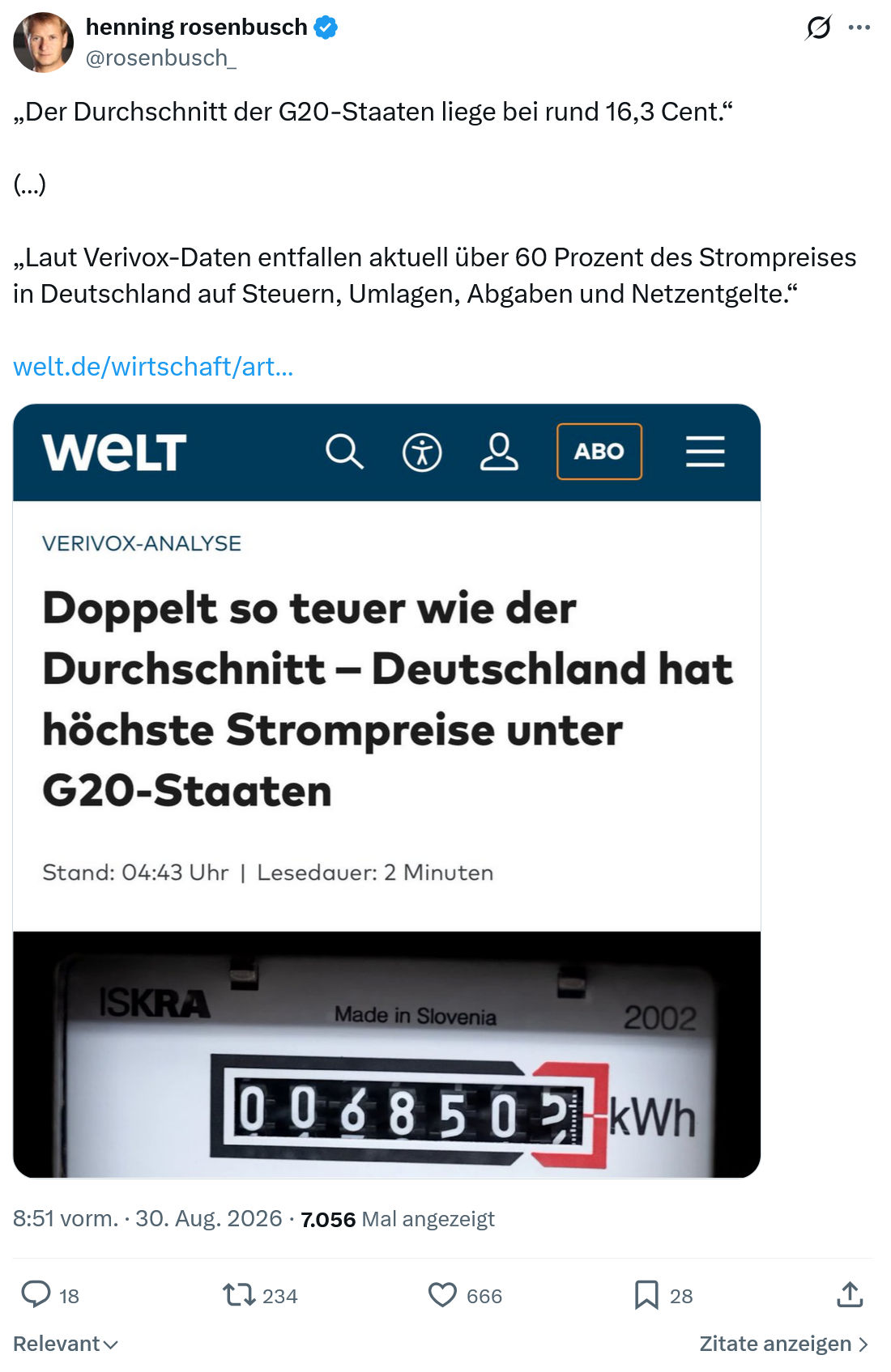 henning rosenbusch: Der Durchschnitt der G20-Staaten...