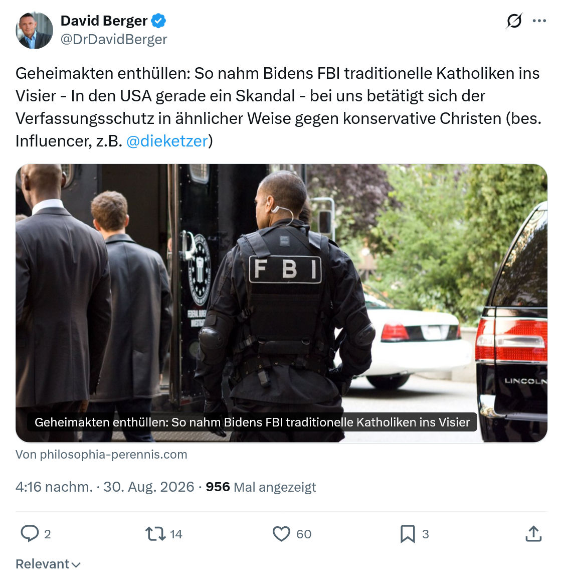 David Berger: Geheimakten enthüllen...