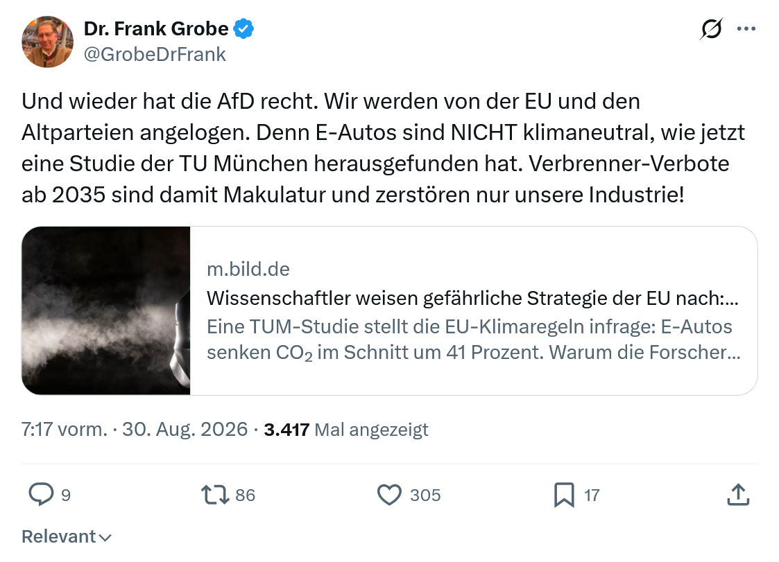 Frank Grobe: Und wieder hat die AfD recht...