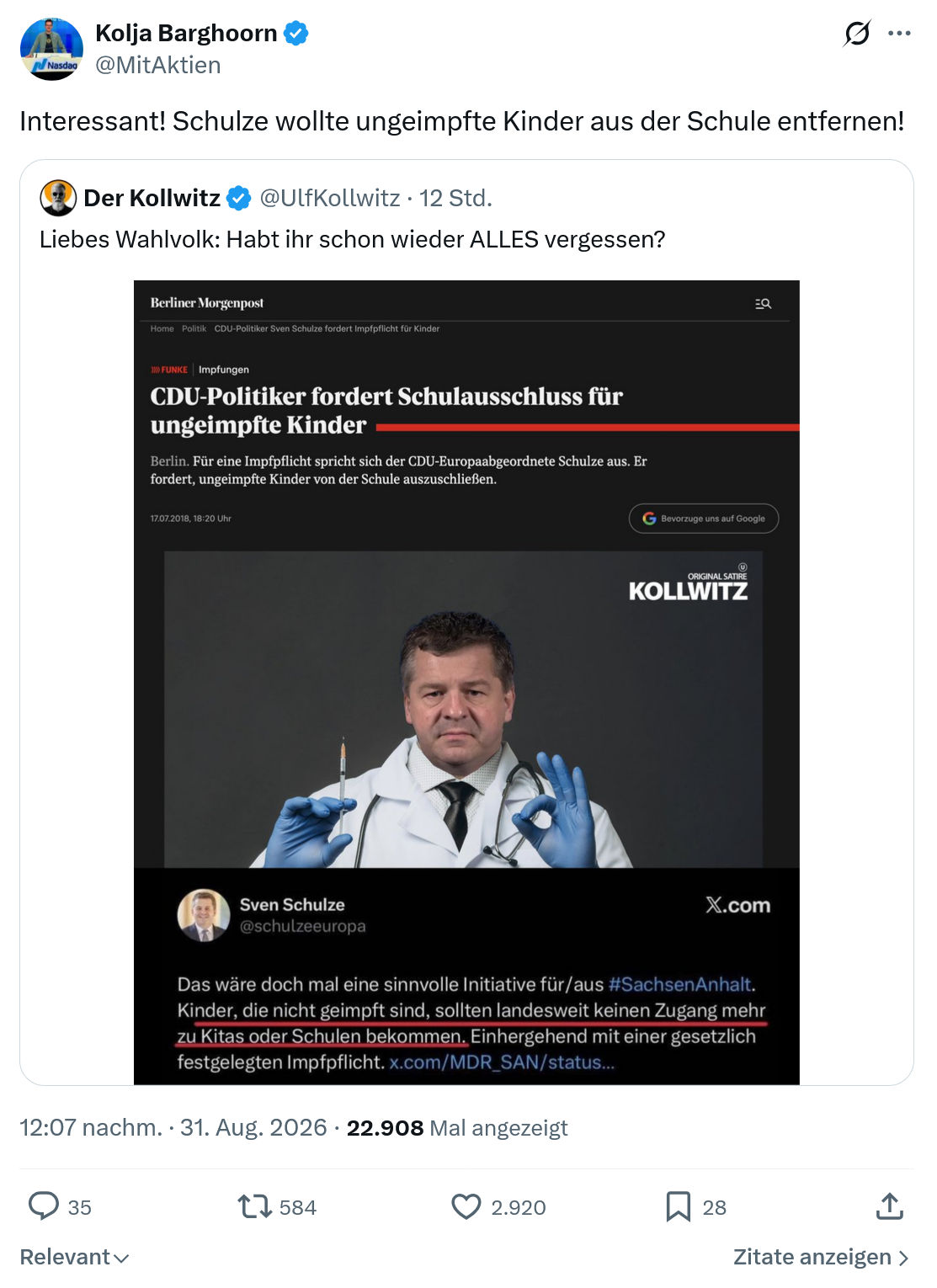Kolja Barghoorn: Interessant...