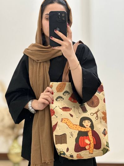 کیف دختر پاییزی 40×30