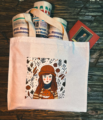 توتبگ کلارا و گربه 40×35