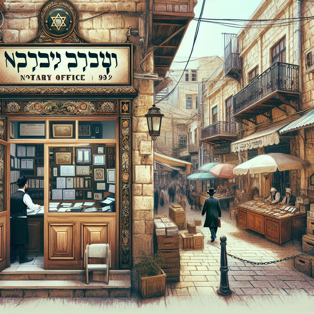 נוטריון ברחוב הרב שך – דוגמה / תמונה להמחשה