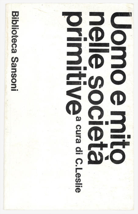 Charles Leslie, Uomo e mito nelle società primitive