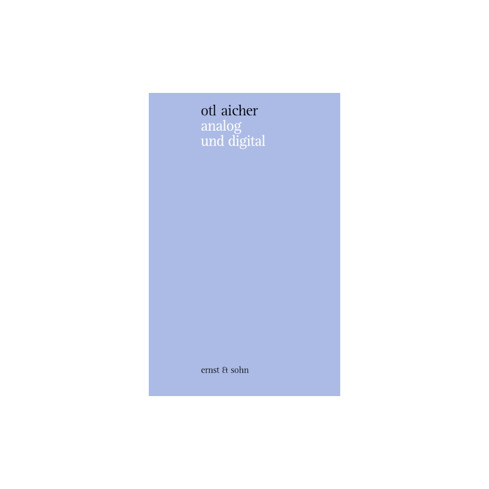 Book: Analog und Digital designed by Otl Aicher