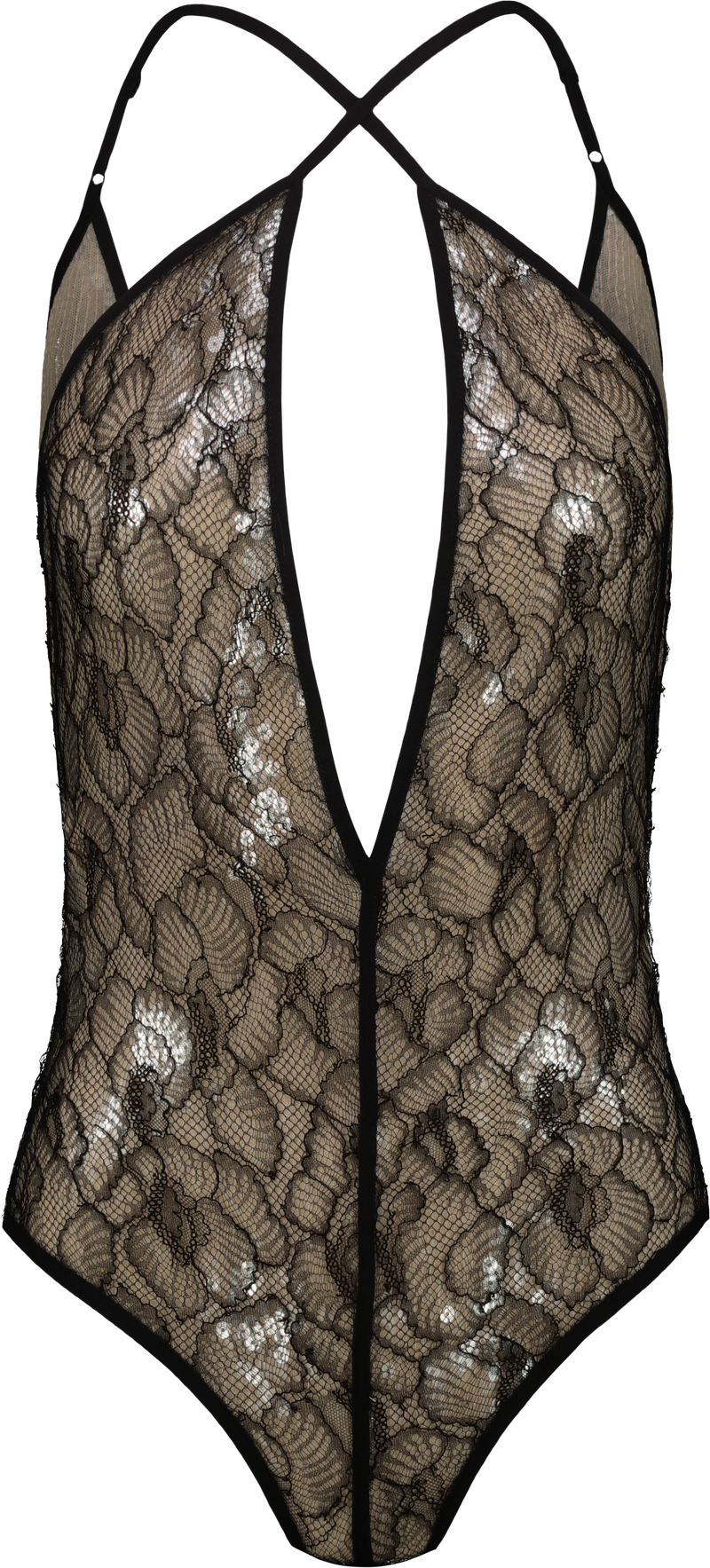 Balestra Roma Lace and sequin bodysuit