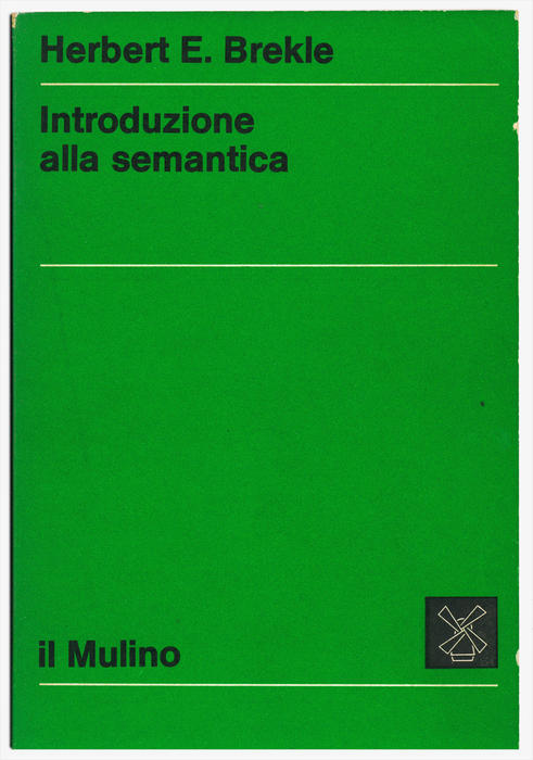 Herbert E. Brekle, Introduzione alla semantica