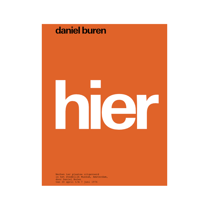Book: Hier designed by Wim Crouwel