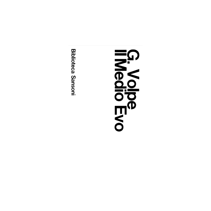 Libro: Il Medio Evo diseñados por Massimo Vignelli