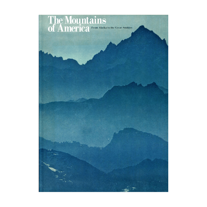 Book: The Mountains of America designed by Massimo Vignelli