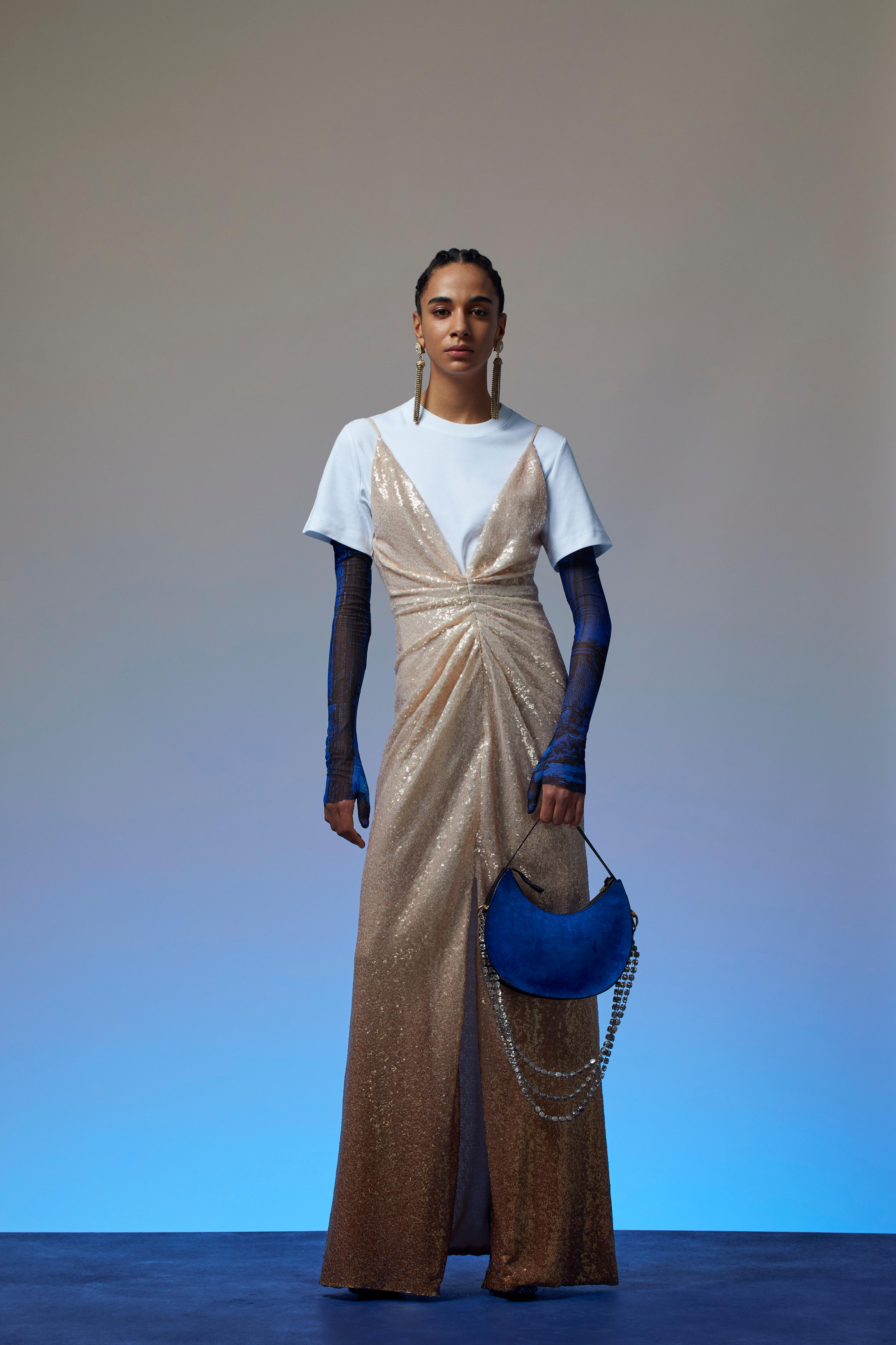 Renato Balestra light long dress