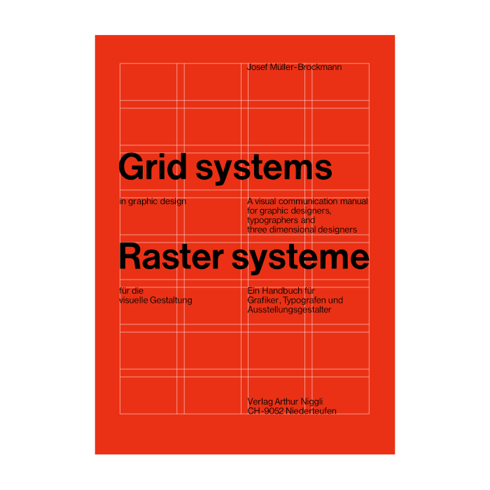 Book: Grid systems in graphic design designed by Josef Müller-Brockmann