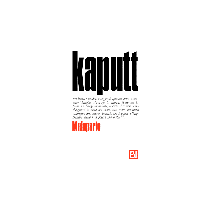 Libro: Kaputt progettati da Bob Noorda