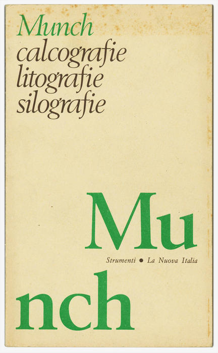 Eduard Munch, Calcografie litografie silografie