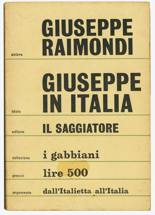 Giuseppe Raimondi, Giuseppe in Italia