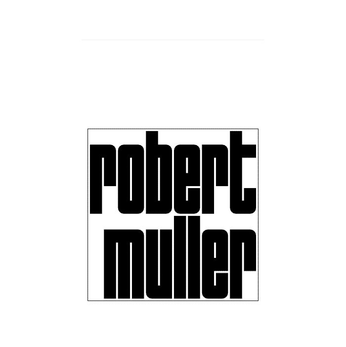 Livre: Robert Muller conçus par Wim Crouwel