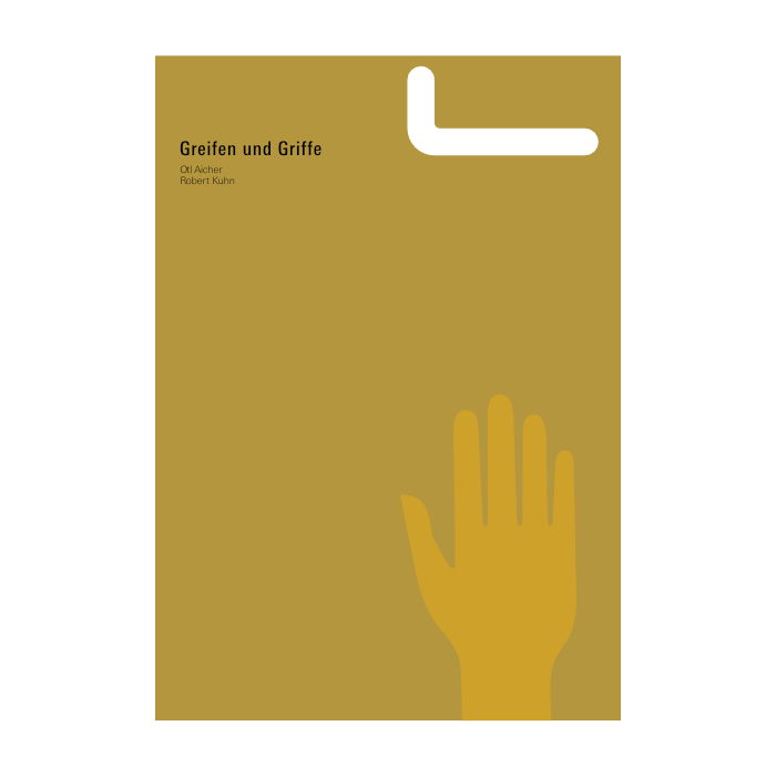 Book: Greifen und Griffe designed by Otl Aicher