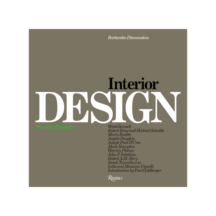 Libro: Interior Design diseñados por Massimo Vignelli