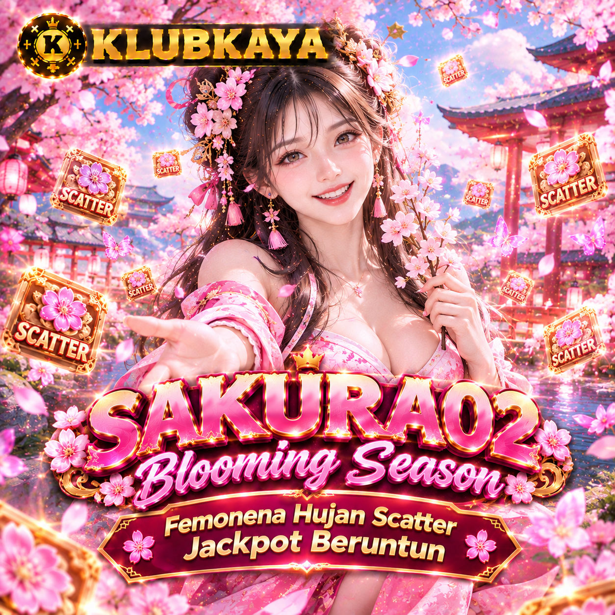SAKURA02 雨 Blooming Season Fenomena Hujan Scatter Jackpot Beruntun