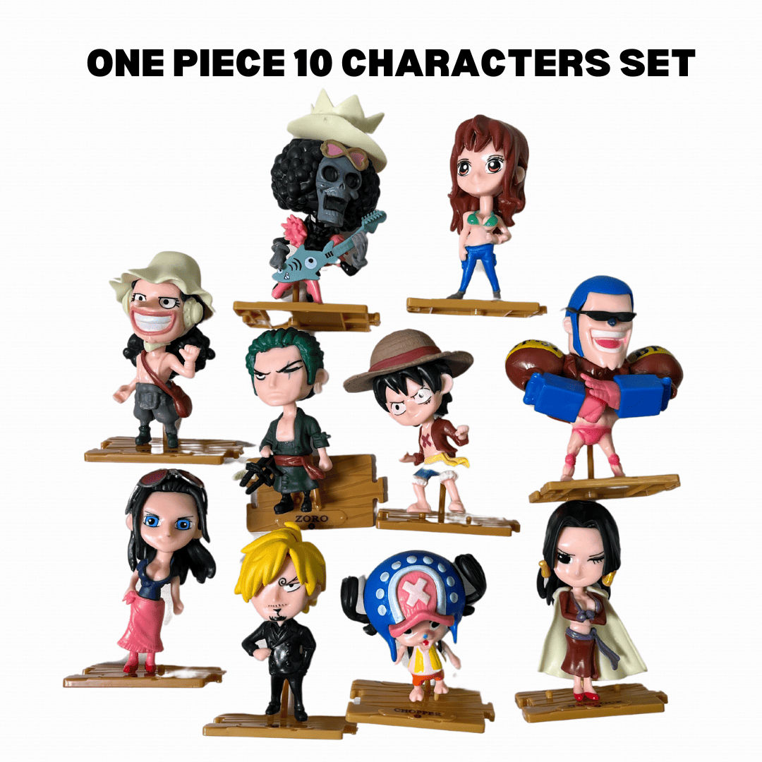  One Piece 10 Characters Action Figure
