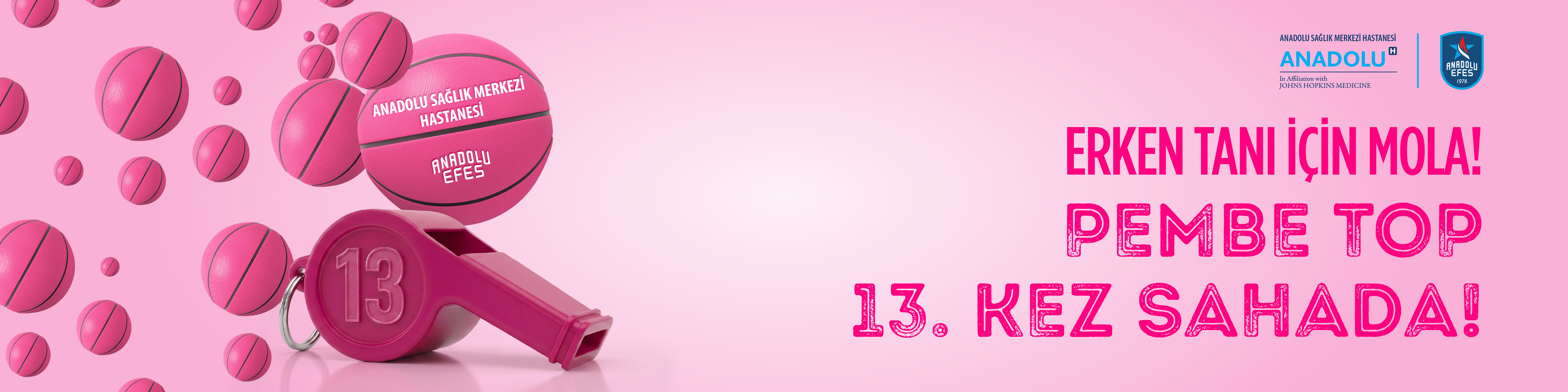 Pembe Top Sahada farkındalık kampanyası