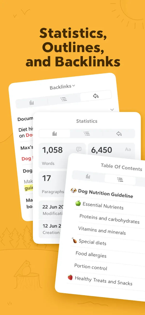 Bear - Markdown Notes Screenshots, Onboarding & ASO Inspiration