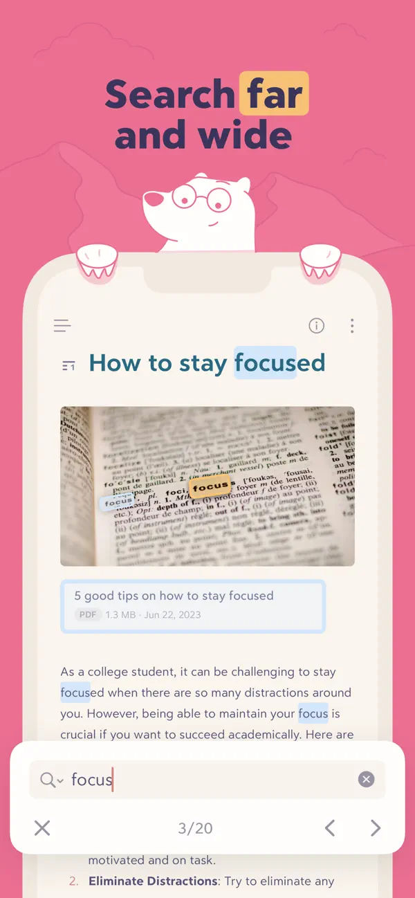 Bear - Markdown Notes Screenshots, Onboarding & ASO Inspiration