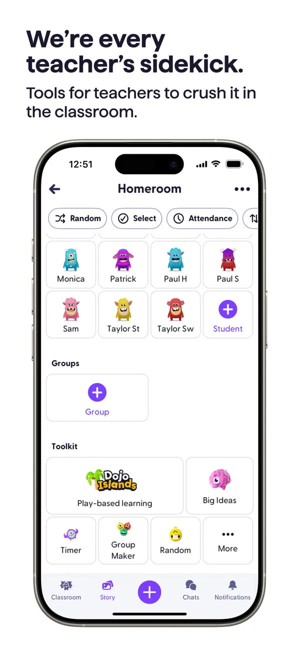 ClassDojo Screenshots, Onboarding & ASO Inspiration
