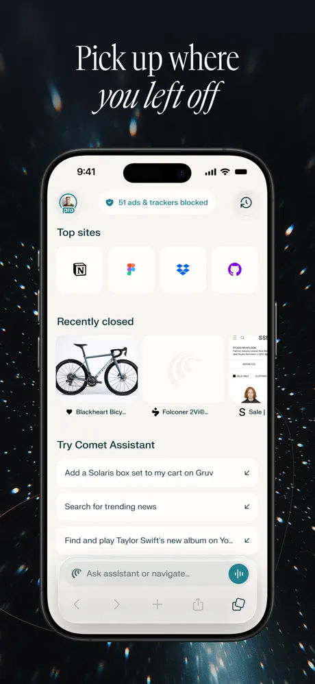 Comet screenshot 8