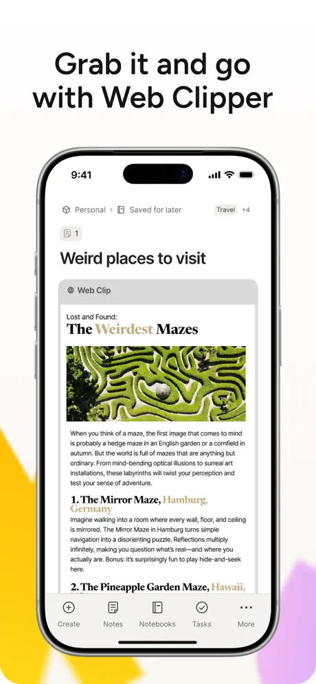 Evernote screenshot 7